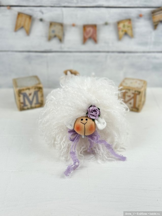 Овечка Долли — Текстильные игрушки и примитивы: кофейные (фото 3)