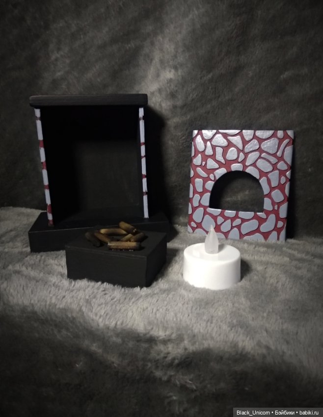 "Действующий" камин — Мебель для кукол и домиков: фото (фото 4)