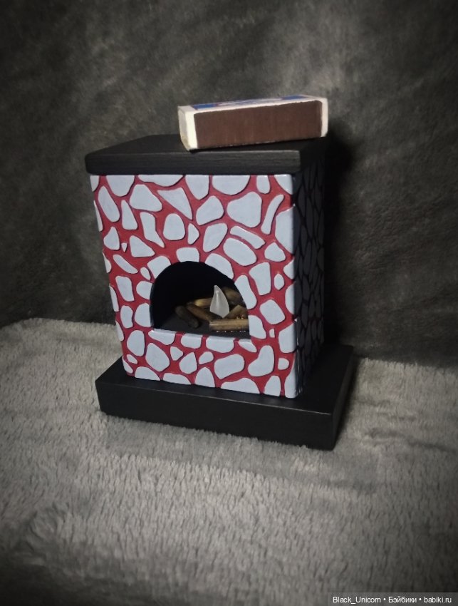 "Действующий" камин — Мебель для кукол и домиков: фото (фото 2)