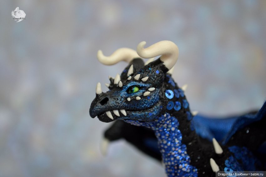 Дракон Кристальд — Авторские текстильные куклы: Вальдорфские