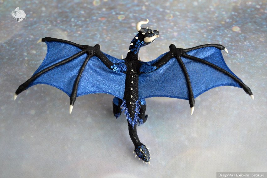 Дракон Кристальд — Авторские текстильные куклы: Вальдорфские