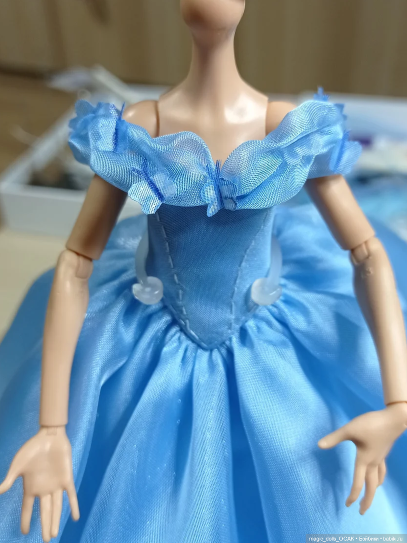 Платье для Золушки — Одежда и обувь для кукол своими руками: фото (фото 2)