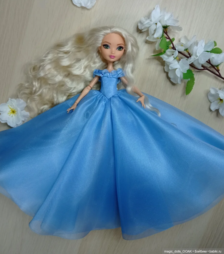 Платье для Золушки — Одежда и обувь для кукол своими руками: фото (фото 6)