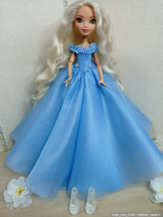 Платье для Золушки — Одежда и обувь для кукол своими руками: фото (фото 7)
