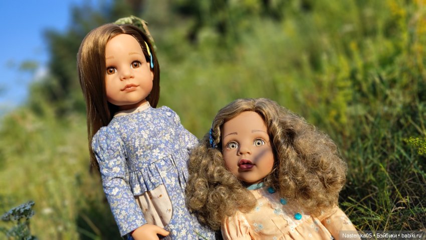 Прогулка в новых платьях — Куклы Gotz (Готц): Ханна