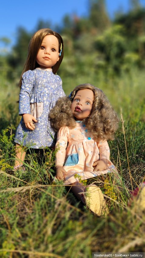 Прогулка в новых платьях — Куклы Gotz (Готц): Ханна