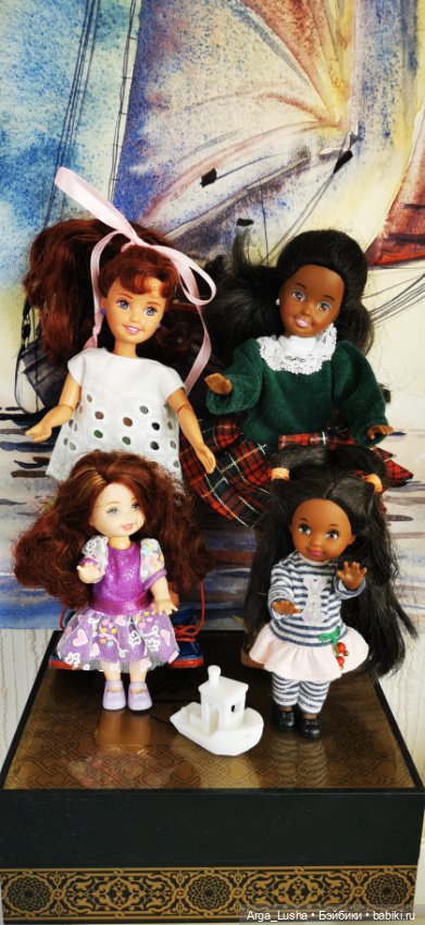 Прекрасные соцветия или прогулки с разными куклами