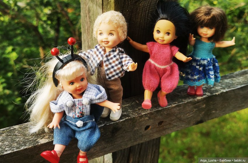 Прекрасные соцветия или прогулки с разными куклами