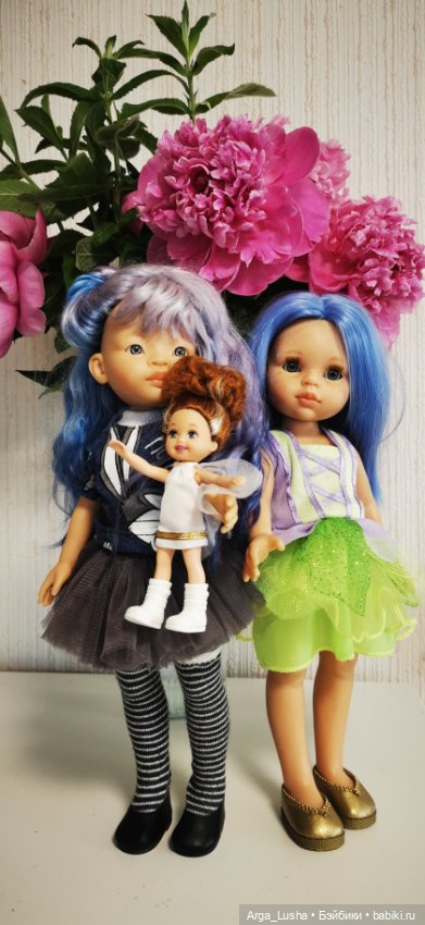 Прекрасные соцветия или прогулки с разными куклами