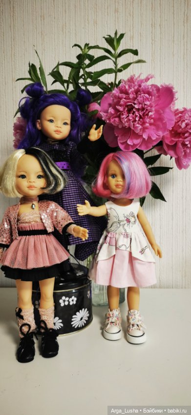 Прекрасные соцветия или прогулки с разными куклами