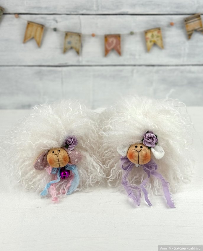 Овечка Молли — Текстильные игрушки и примитивы: кофейные