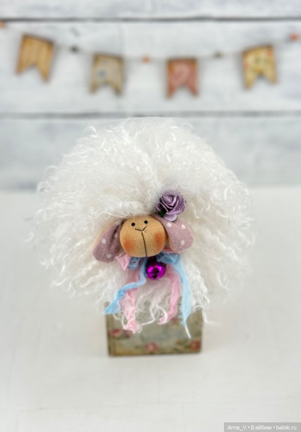 Овечка Молли — Текстильные игрушки и примитивы: кофейные (фото 2)