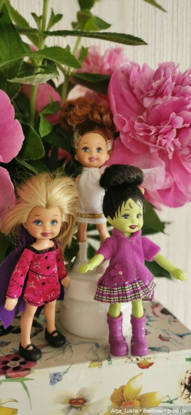 Прекрасные соцветия или прогулки с разными куклами