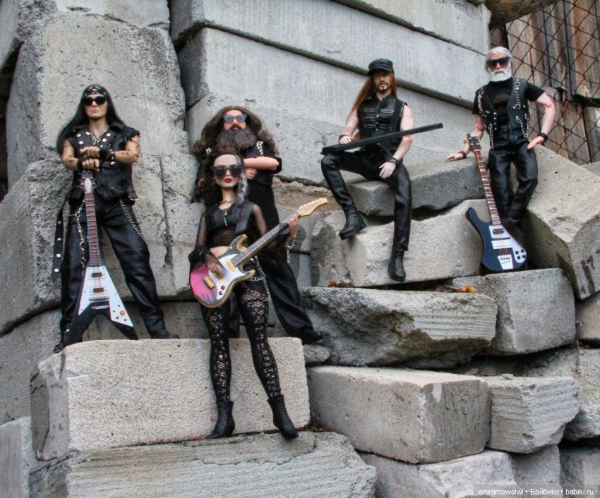 Назгулы. Фотосет на развалинах