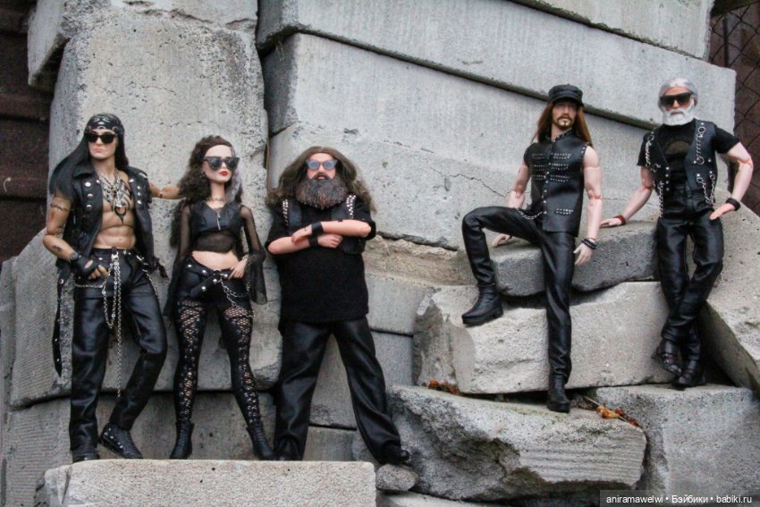 Назгулы. Фотосет на развалинах