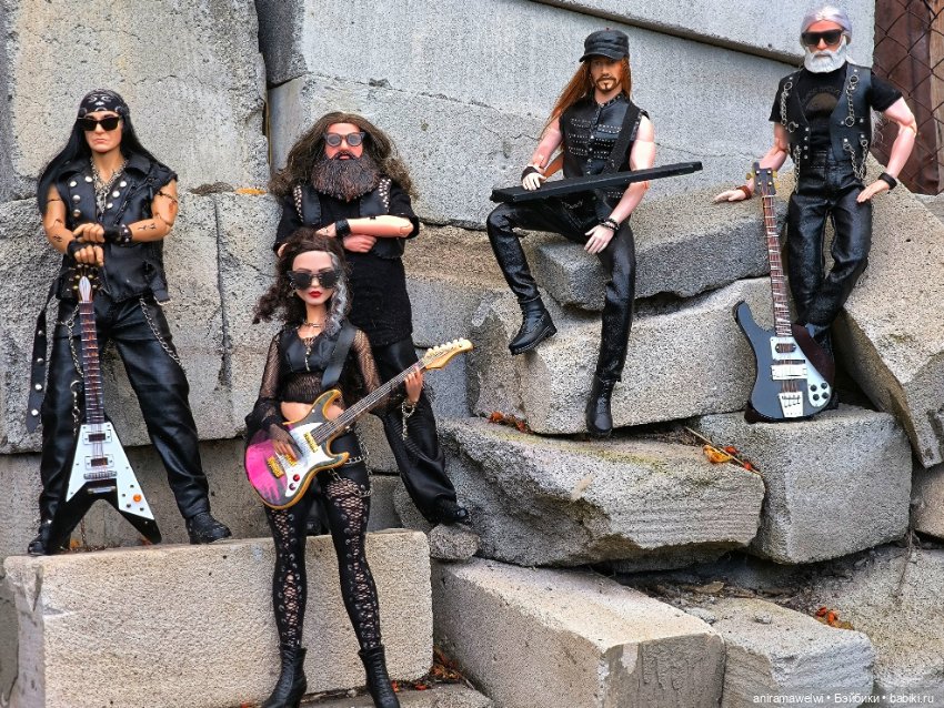 Назгулы. Фотосет на развалинах