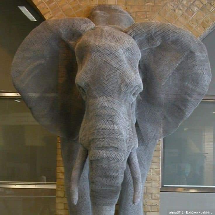 Необычные скульптуры из проволоки Kendra Haste (фото 8)