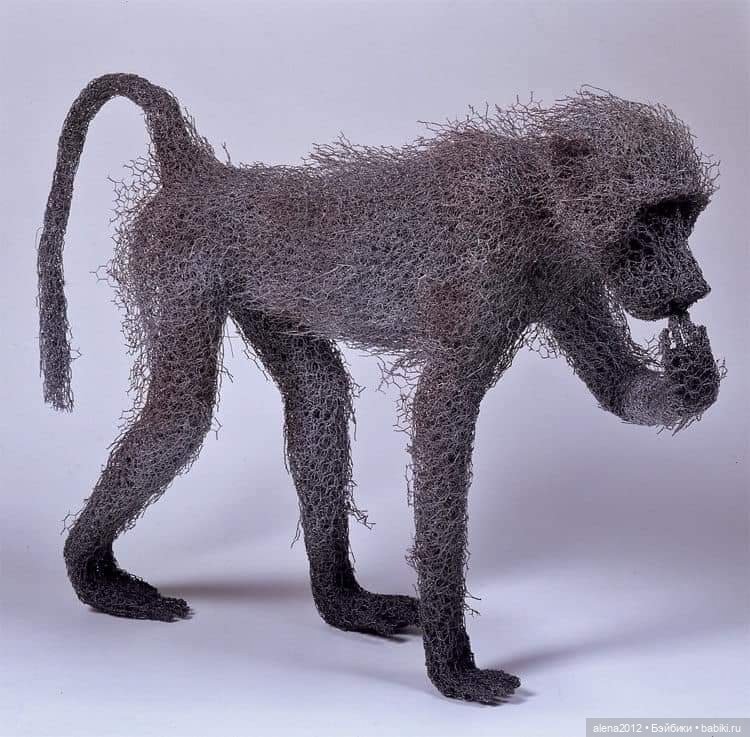 Необычные скульптуры из проволоки Kendra Haste