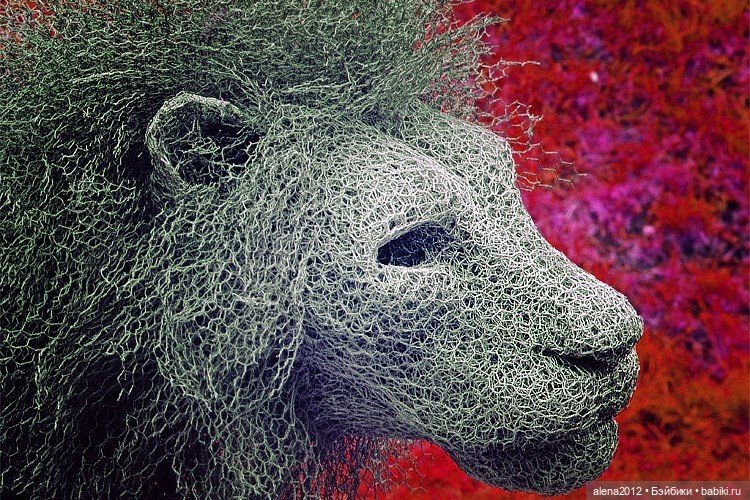 Необычные скульптуры из проволоки Kendra Haste