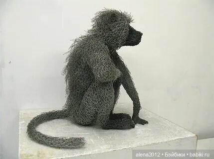 Необычные скульптуры из проволоки Kendra Haste