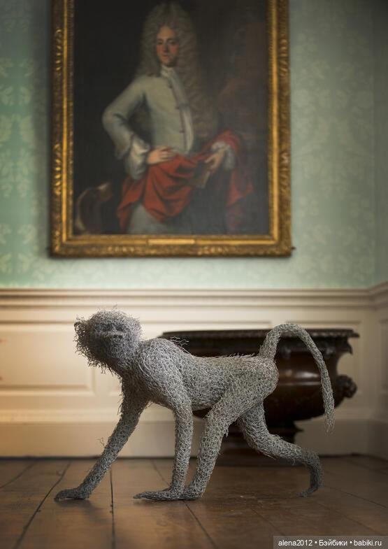 Необычные скульптуры из проволоки Kendra Haste