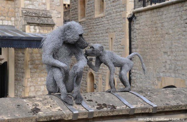 Необычные скульптуры из проволоки Kendra Haste