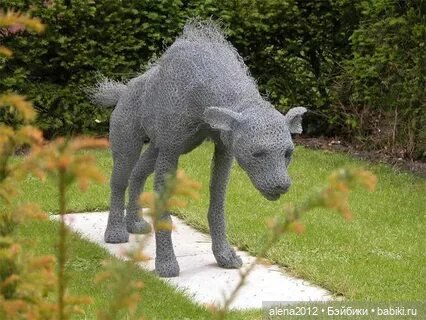 Необычные скульптуры из проволоки Kendra Haste