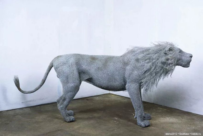 Необычные скульптуры из проволоки Kendra Haste