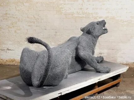 Необычные скульптуры из проволоки Kendra Haste