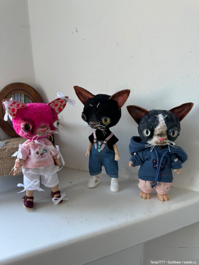 Маленький серый котик — Авторские мишки Тедди и друзья: фото (фото 4)