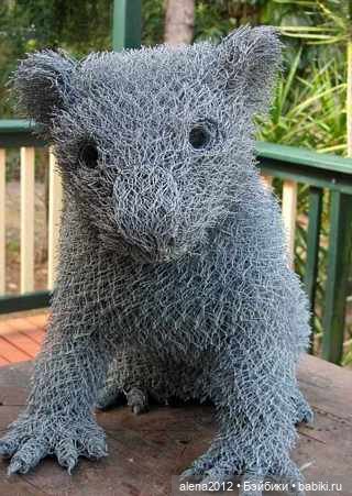 Шедевры из проволоки и коряг от художника Ивана Ловатта