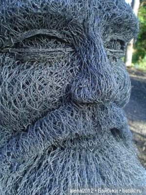 Шедевры из проволоки и коряг от художника Ивана Ловатта