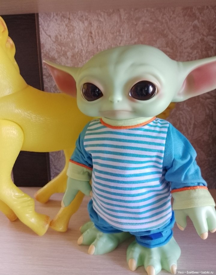 Одежда на кукол 42 см для Йоды (Грогу)