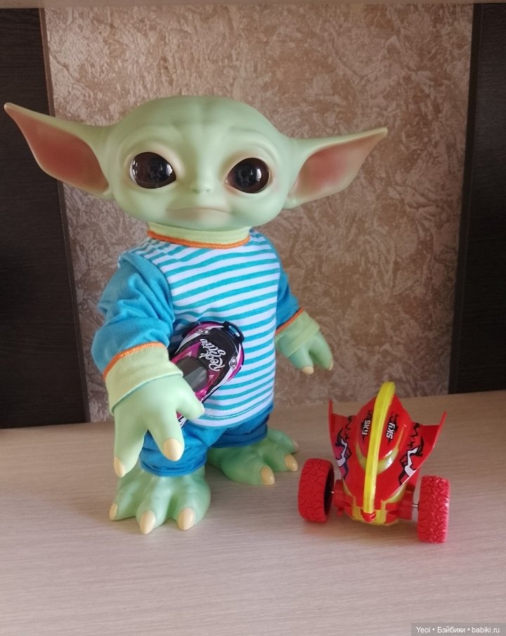 Одежда на кукол 42 см для Йоды (Грогу)