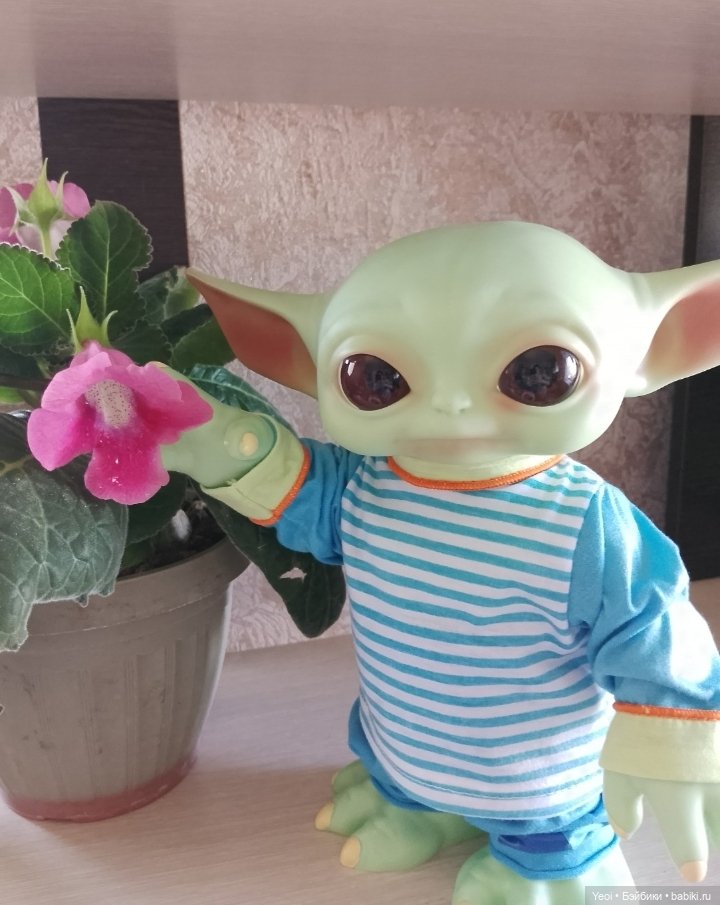 Одежда на кукол 42 см для Йоды (Грогу)