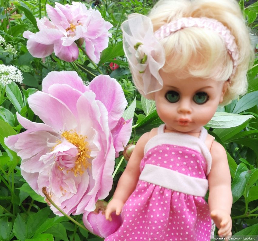Розово-летняя Изольда — Винтажные куклы ГДР (Немки): Бигги (фото 4)