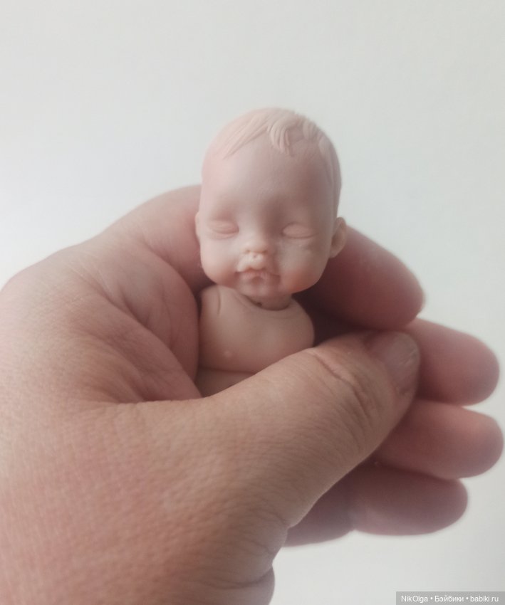 Рождение новых малюток — Авторские шарнирные куклы своими руками: лепка (фото 4)