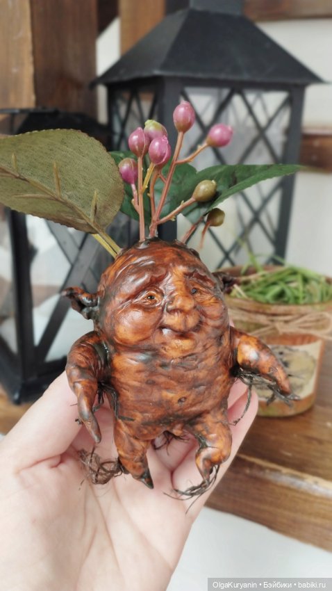 Корень Мандрагоры — Лепка авторских игрушек и папье (фото 2)