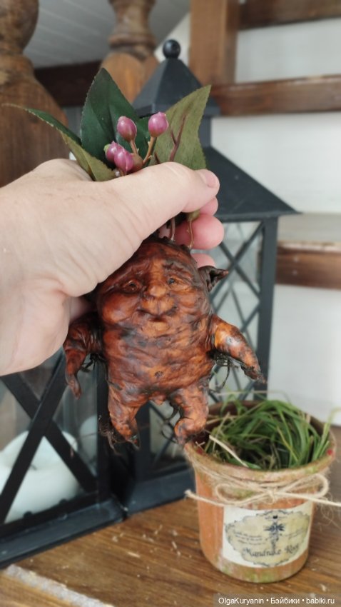 Корень Мандрагоры — Лепка авторских игрушек и папье (фото 9)