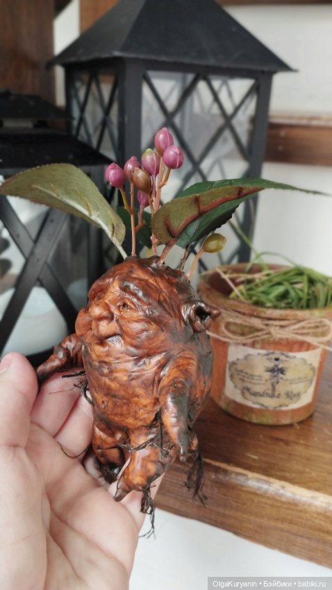 Корень Мандрагоры — Лепка авторских игрушек и папье (фото 4)