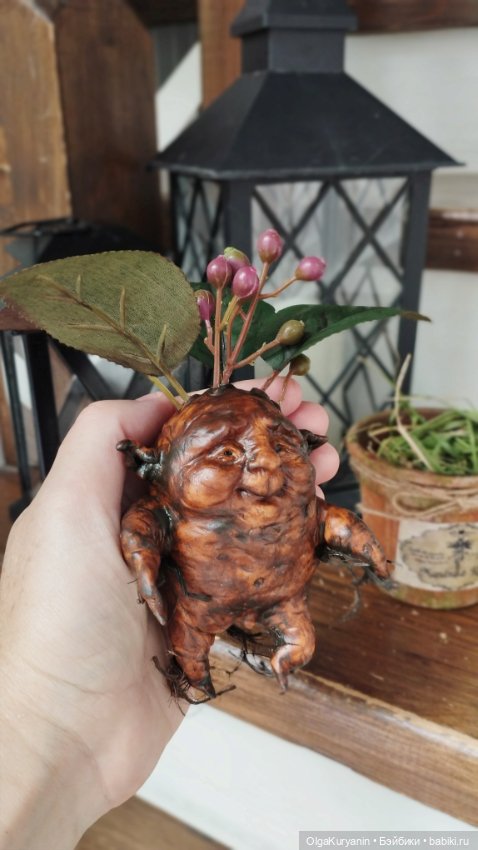Корень Мандрагоры — Лепка авторских игрушек и папье (фото 8)