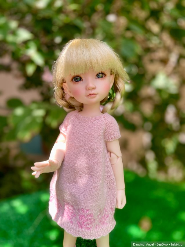 Жаккардовое платье — Одежда и обувь для кукол своими руками: фото (фото 3)
