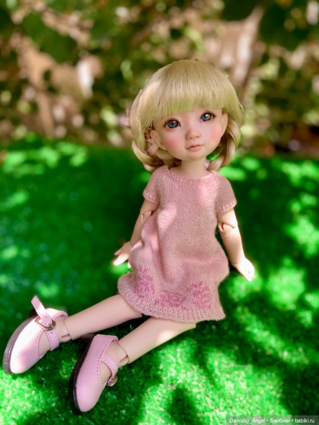 Жаккардовое платье — Одежда и обувь для кукол своими руками: фото (фото 6)