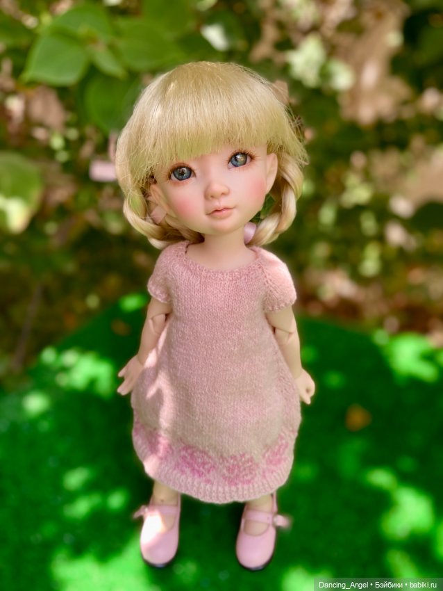 Жаккардовое платье — Одежда и обувь для кукол своими руками: фото (фото 7)