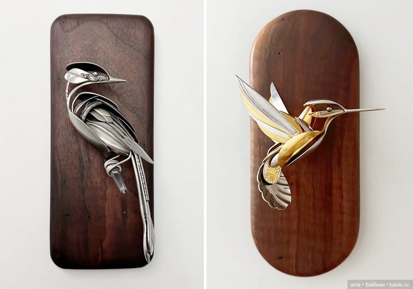 Птички из металлолома от Matt Wilson (фото 4)