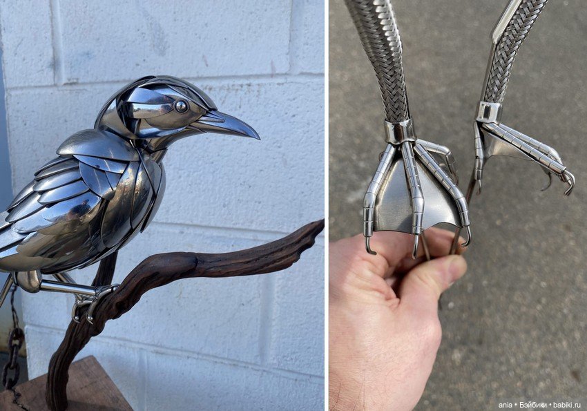 Птички из металлолома от Matt Wilson (фото 8)