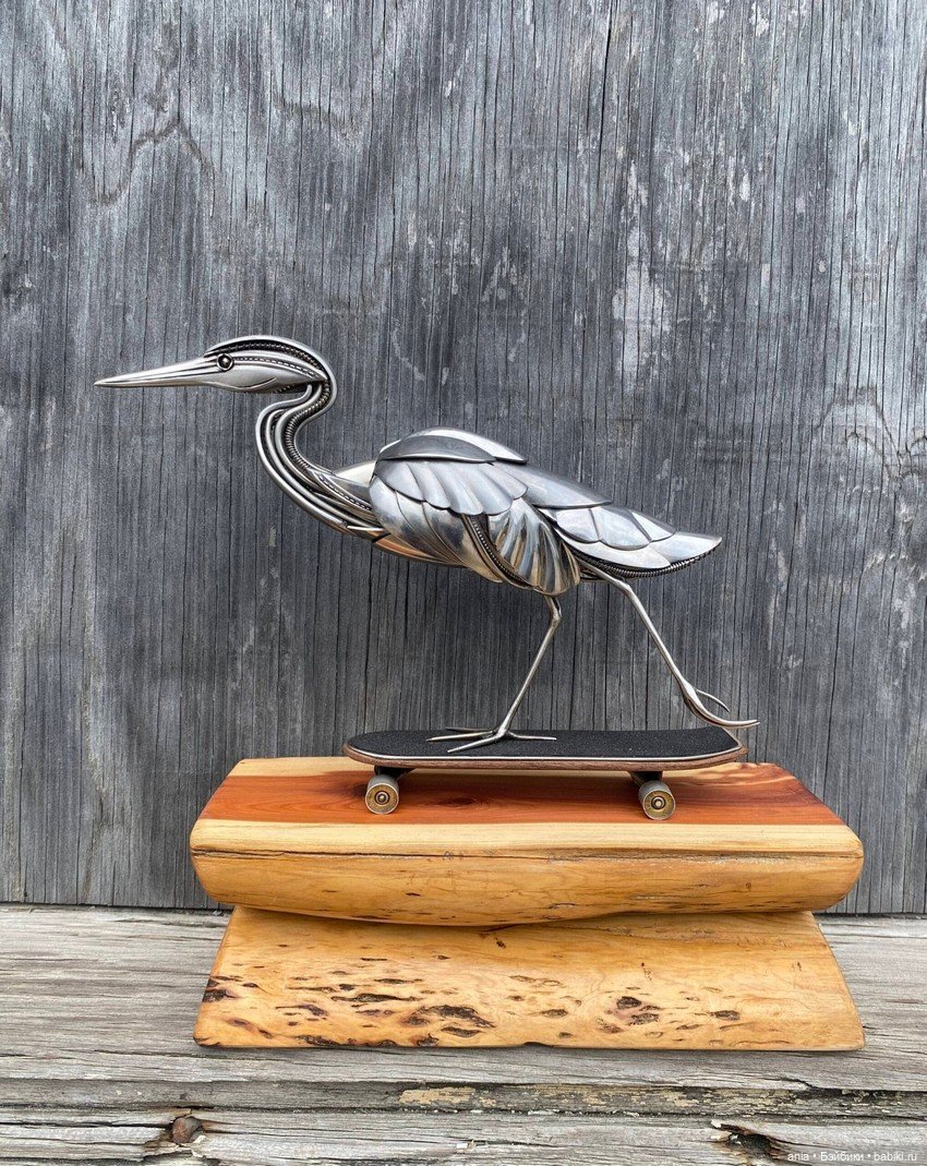 Птички из металлолома от Matt Wilson (фото 2)