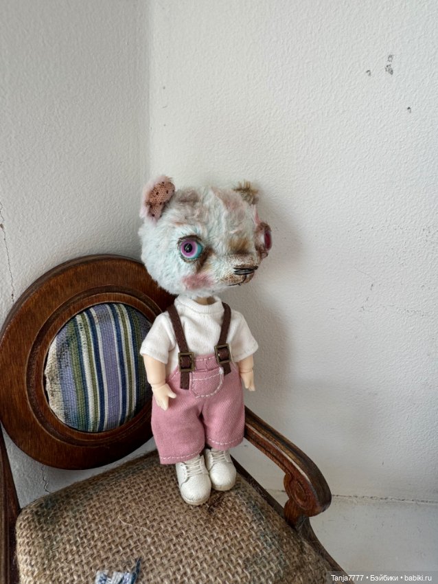 Мятный малыш медведь — Авторские мишки Тедди и друзья: фото (фото 4)