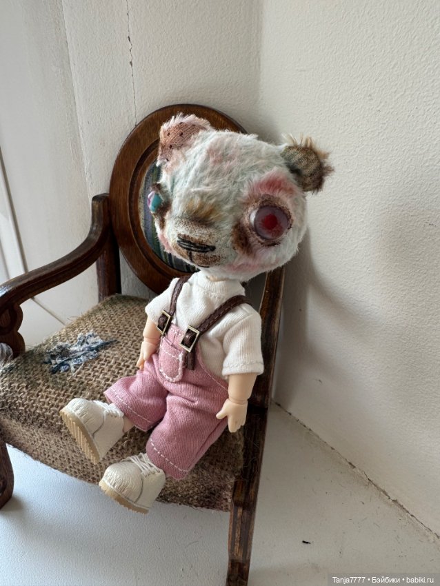 Мятный малыш медведь — Авторские мишки Тедди и друзья: фото (фото 2)