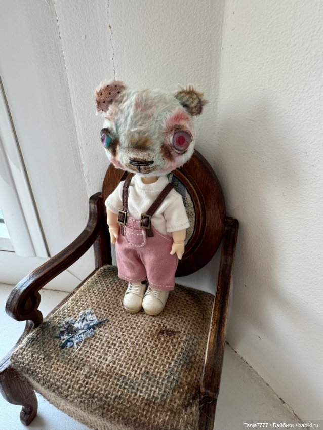 Мятный малыш медведь — Авторские мишки Тедди и друзья: фото (фото 3)